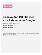 Motorola Smart Tab M8 3a Generación con Asistente de Google Manual de usuario