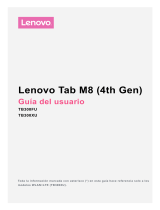 Lenovo Tab M8 4a Generación Manual de usuario