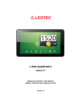 Leotec LE-TAB908 Manual de usuario