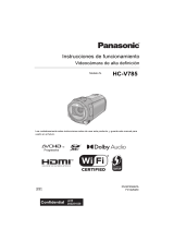 Panasonic HCV785EG Manual de usuario