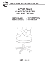 Linon Sinclair Office Chair Gray Assembly Instructions
