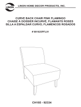 Linon Curve Back Chair Pink Flamingo Assembly Instructions