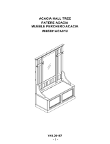 Linon Acacia Hall Tree Assembly Instructions