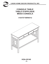 Linon Harrison Console Table Assembly Instructions