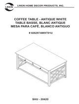 Linon Williams Coffee Table Ant White Assembly Instructions