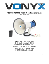 Vonyx MEG065 El manual del propietario
