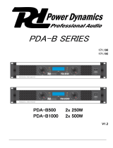 Power Dynamics PDA-B1000 El manual del propietario