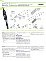 Oakton Waterproof PD 450 pH/DO Portable Meters Manual de usuario