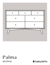 Babyletto Palma 7-Drawer Assembled Double Dresser Manual de usuario
