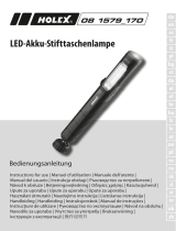 Holex LED rechargeable battery torch Instrucciones de operación