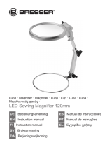 Bresser LED Sewing Magnifier 120mm El manual del propietario