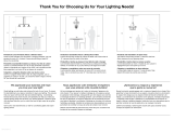 Golden Lighting 7041-6 BLK-CLR Guía de instalación