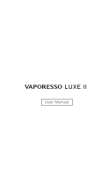 Vaporesso Luxe II Manual de usuario