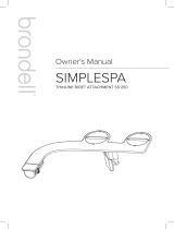 brondell SimpleSpa Thinline El manual del propietario