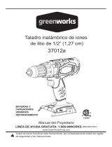 Greenworks 37012a El manual del propietario