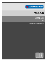 Yokota YD-5A El manual del propietario