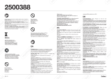 VonHaus 2500389 Manual de usuario