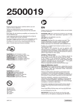 VonHaus 2500702 Manual de usuario