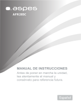 Aspes SR855500ECX El manual del propietario