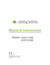 Aspes ACE1110B El manual del propietario