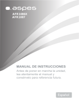 Aspes AFR1086X El manual del propietario