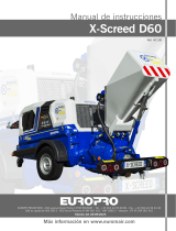 Euromair Máquina de bombeo X-SCREED D60 - stage V 42kW El manual del propietario