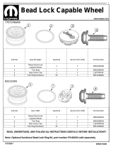 Mopar Functional Bead Lock Wheel Guía de instalación