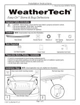 WeatherTech 50076 Guía de instalación