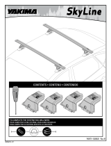 YAKIMA Skyline Towers Roof Rack Kit Guía de instalación