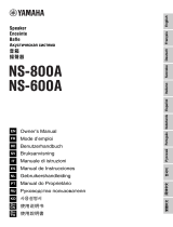 Yamaha NS-600A El manual del propietario