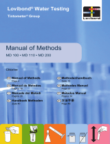 Lovibond Handbook of Methods MD100/110/200 Manual de usuario