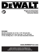 DeWalt D25966 Manual de usuario