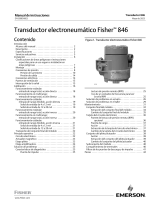 Fisher Transductor electroneumático 846 (846 Electro-Pneumatic Transducers) Manual de usuario
