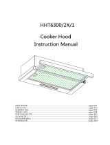Hoover HHT6300-2X-1 Cooker Hood Manual de usuario