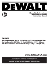 DeWalt DCH966B Manual de usuario