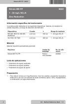 Lovibond Single Method M261 - Nitrate MR PP Manual de usuario