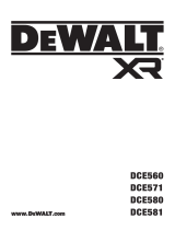 DeWalt DCE560D1 Manual de usuario