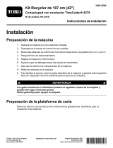Toro 42in Recycler Kit, TimeCutter 4275 Riding Mower Guía de instalación