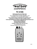 TESTBOY TV 410 Manual de usuario