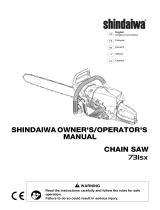 Shindaiwa 731SX Manual de usuario