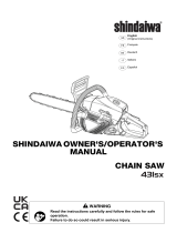 Shindaiwa 431SX Manual de usuario