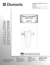 Dometic Milenco Security Door Lock DM-4718 Guía de instalación