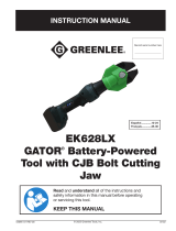 Greenlee EK628 CJB Manual de usuario