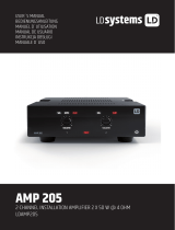 LD Systems AMP 205 Manual de usuario
