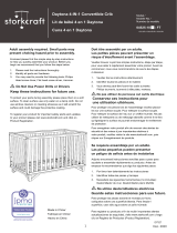 Storkcraft Santa Monica 5-In-1 Convertible Crib El manual del propietario