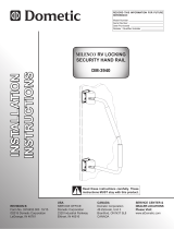 Dometic Milenco RV Locking Security Hand Rail DM-3940 Guía de instalación