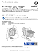 Graco 3A8451D, Pulverizadores airless eléctricos sin cable GX19, GX FF, GX21 Funcionamiento, Piezas El manual del propietario