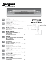 Dometic Sealand Vent Filter DVF1619 Guía de instalación
