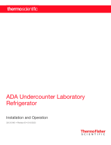 Thermo Fisher Scientific Undercounter ADA Laboratory Refrigerator Manual de usuario