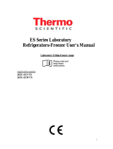 Thermo Fisher Scientific ES Series Combination Lab Refrigerator/Freezer Manual de usuario